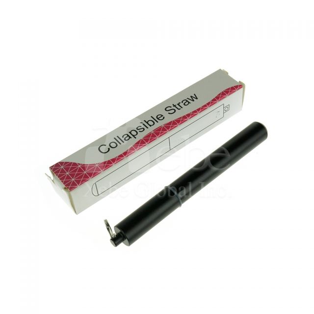 Collapsible stainless steel metal straw collapsible metal straw 