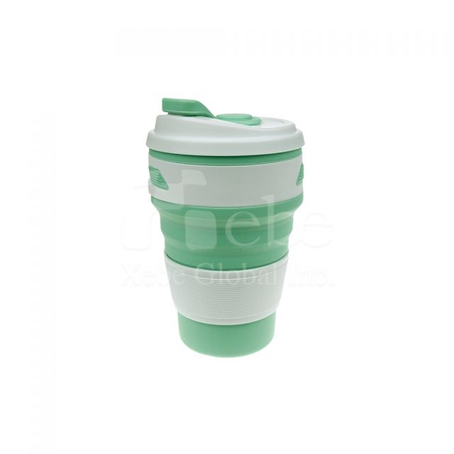 Custom silicone Foldable portable cup Custom silicone collapsible cup