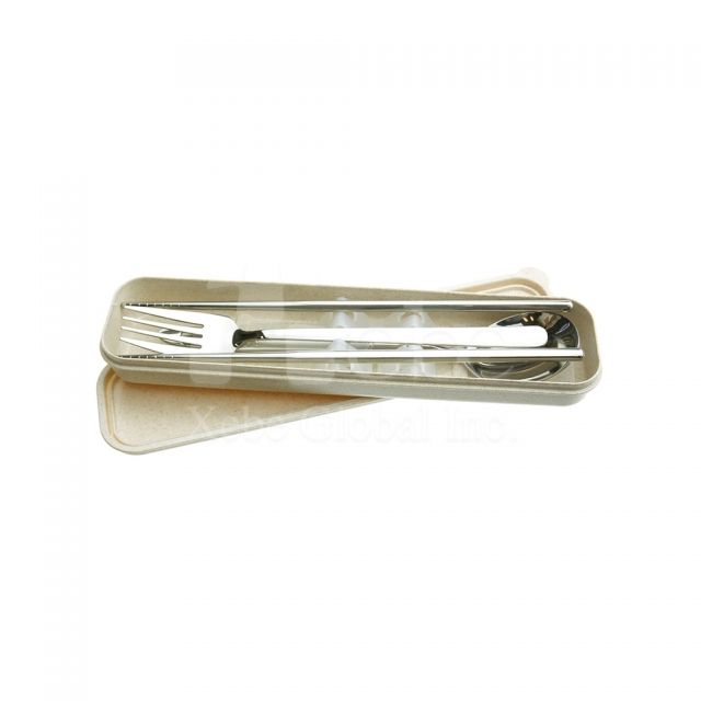 Portable stainless-steel flatware set 