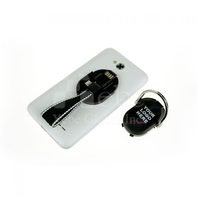 Phone ring with charging cable Custom charging cable phone ring