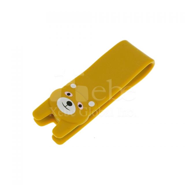 Bear shaped earphones cable winder 