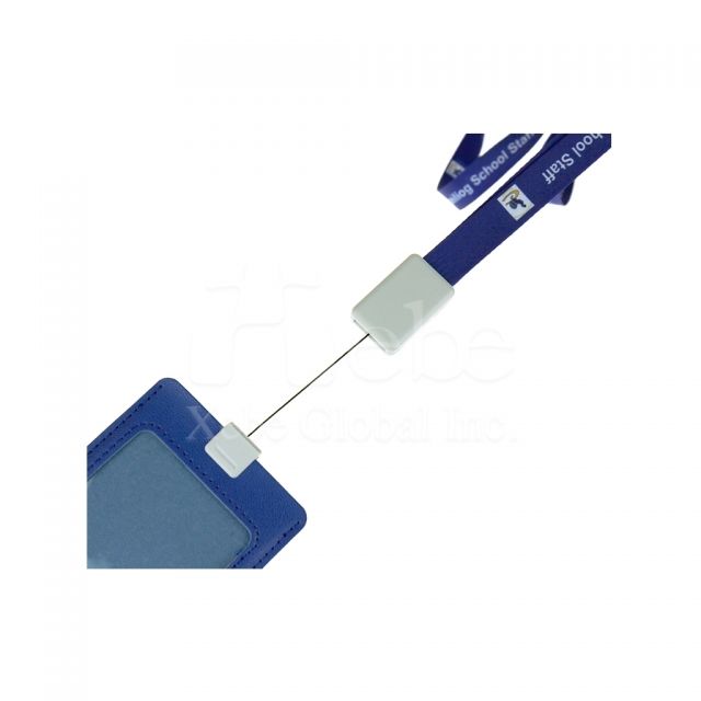 Custom transparent telescopic ID card holder 