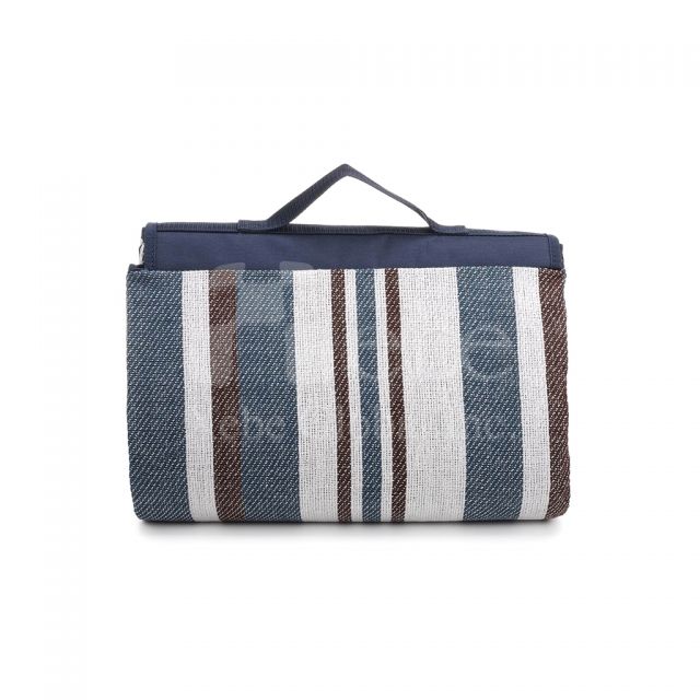 Customized large picnic blanket Handle foldable beach mat	