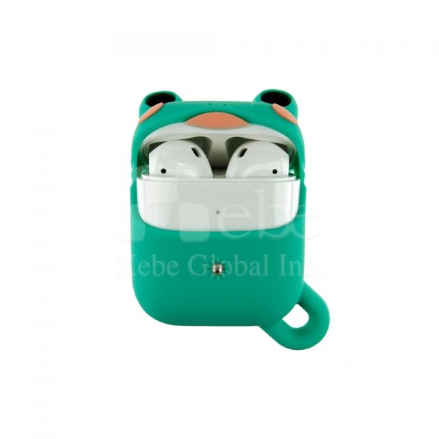 Frog shaped airpod case Custom silicone airpods case