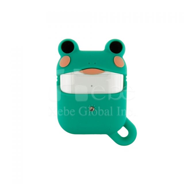 Frog shaped airpod case Custom silicone airpods case