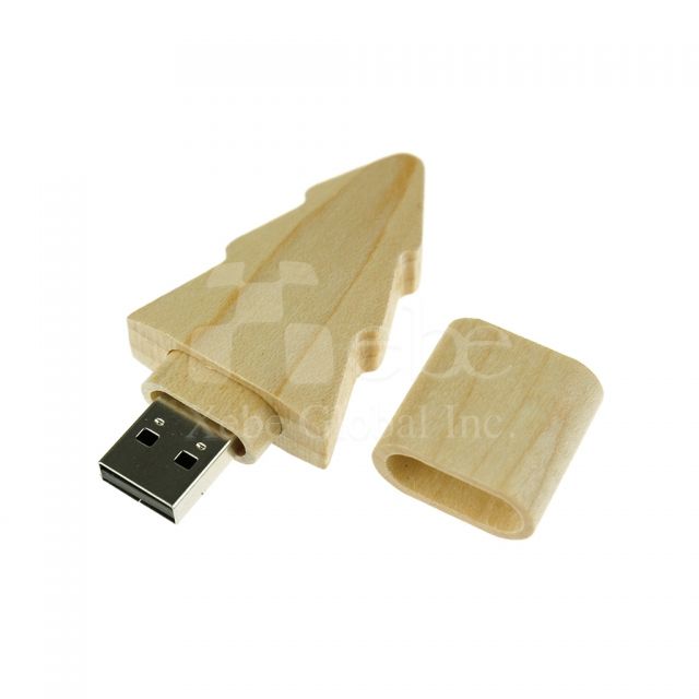 Christmas wooden USB 