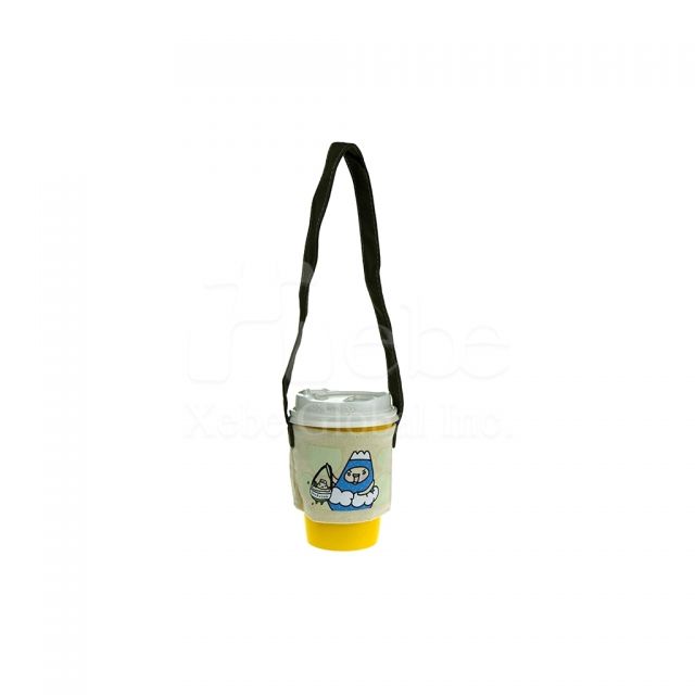 Shizuoka brothers Cup Sleeve Bag Custom printing canvas cup sleeve