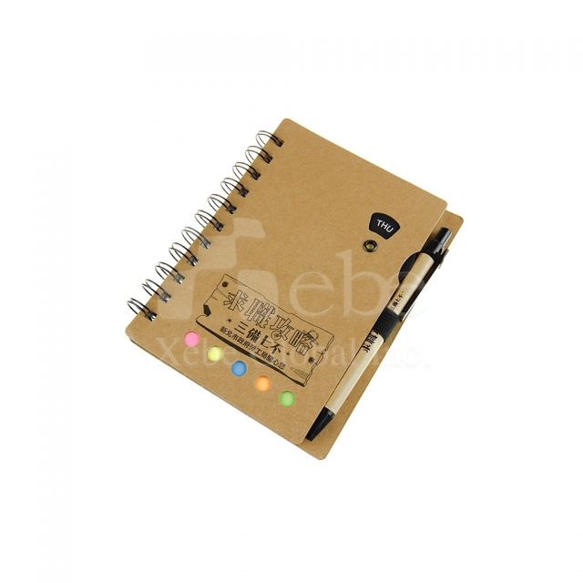 Custom notebook with sticky notes Custom sticky notes gift set
