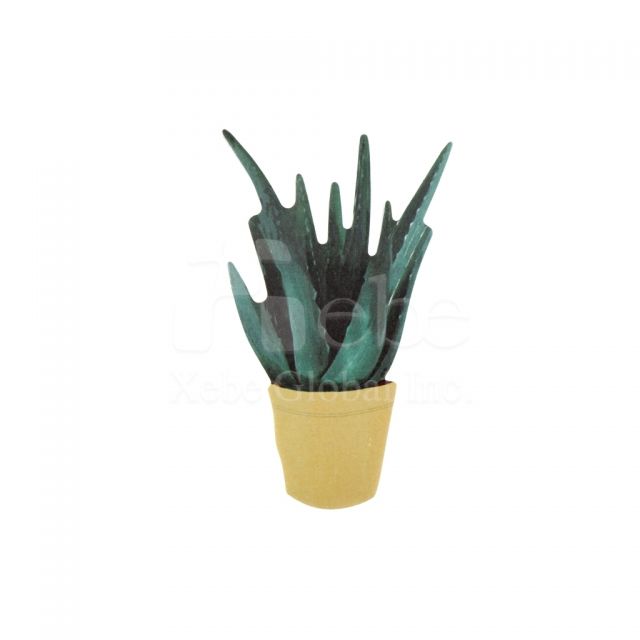 Potted plants sticky notes 