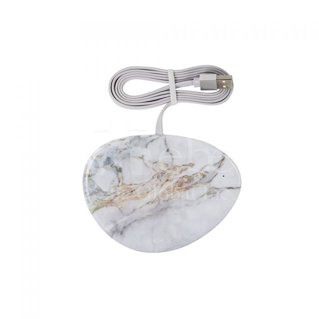 Custom marble wireless charger Custom qi wireless charging pad 
