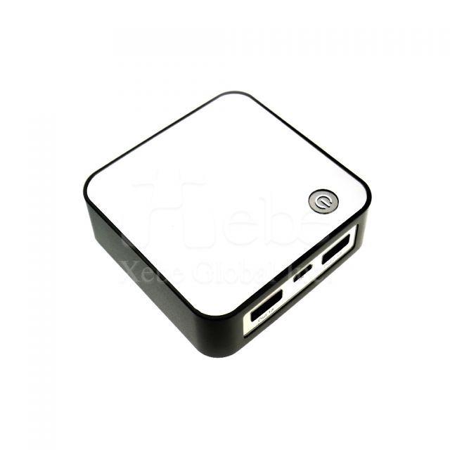 Mirror surface custom portable charger