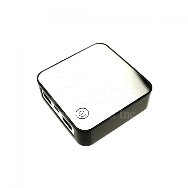 Mirror surface custom portable charger