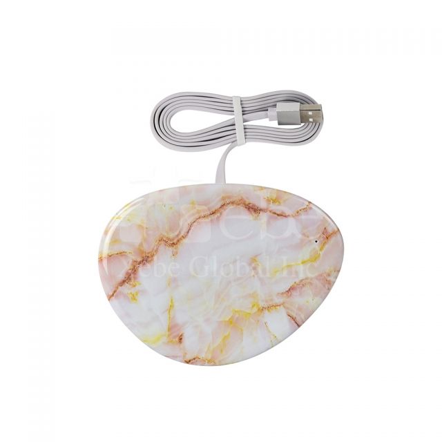 Custom wireless phone charger Marble color custom qi wireless charger |