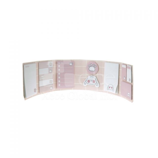 Foldable cute sticky memo