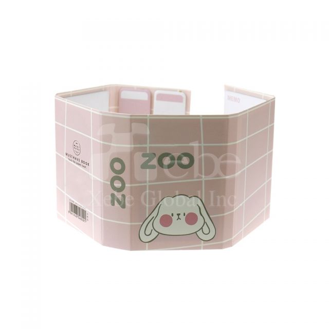 Foldable cute sticky memo