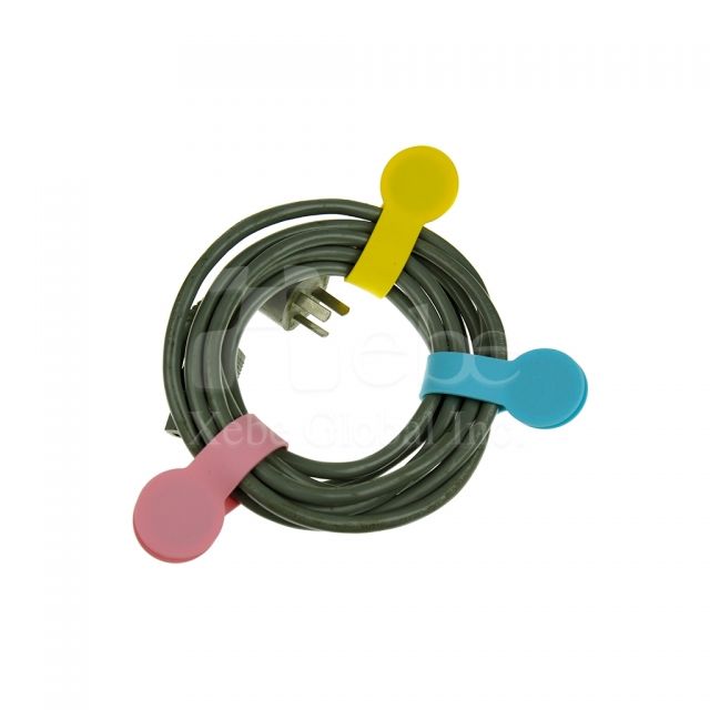Yellow silicone cable winder
