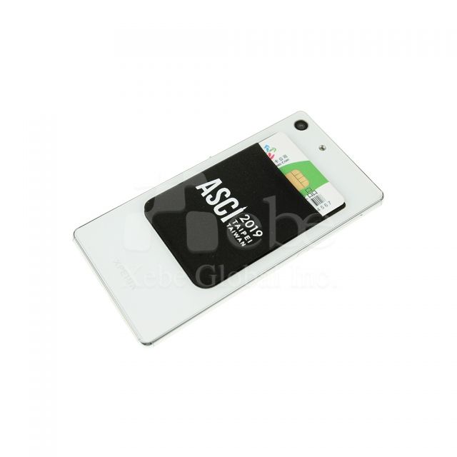 Custom Card holder pasted on phone 