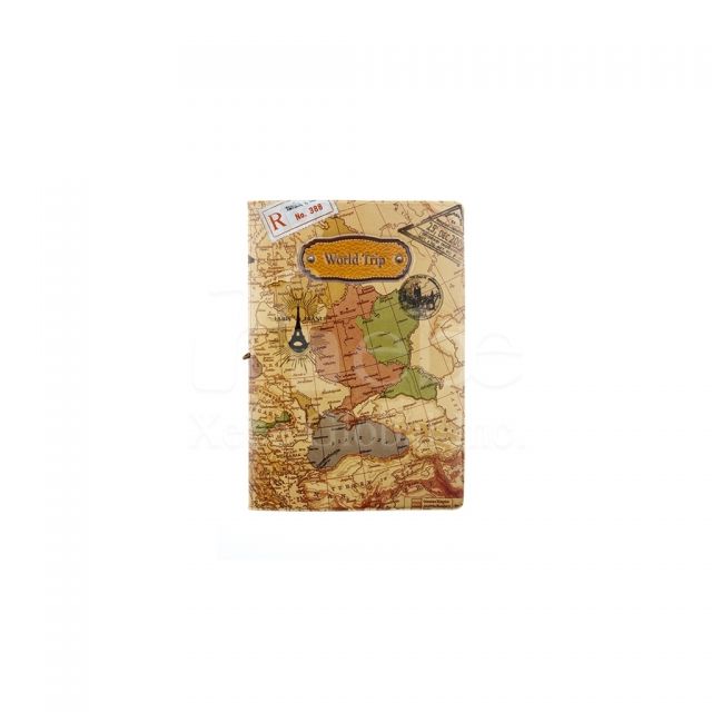 Map custom passport cover 