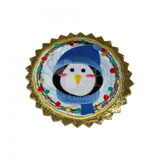 Custom electric embroidery coasters maker