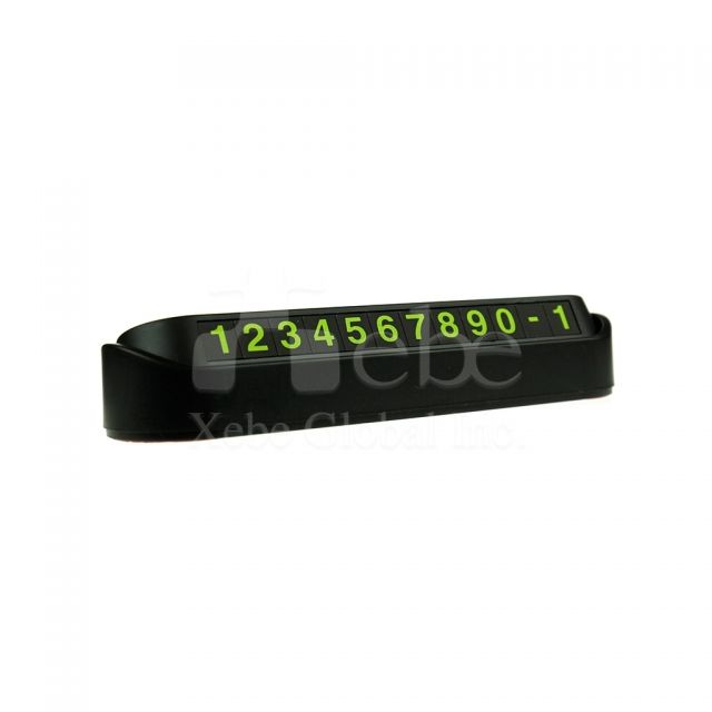 Hideable custom car temporary parking card Hideable car phone number card 