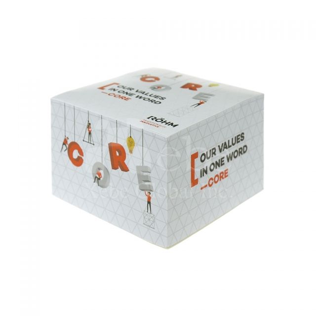Custom memo cube 