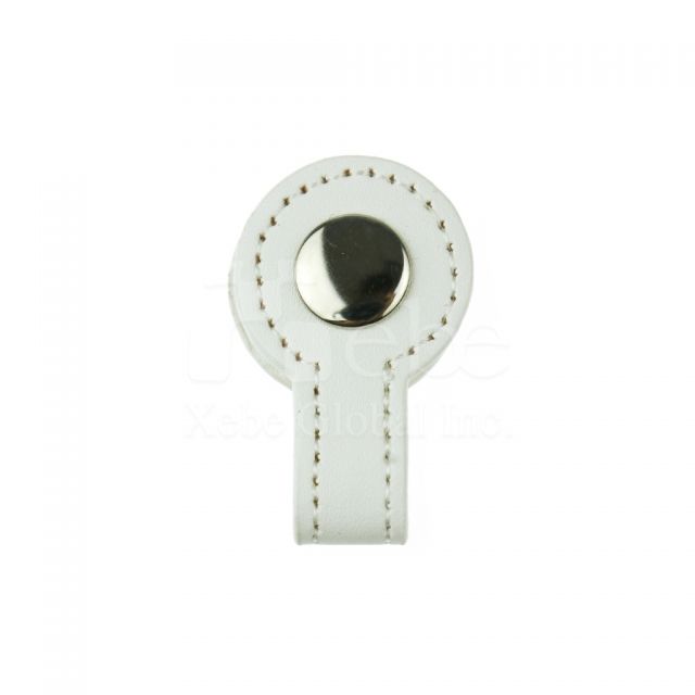Leather ear phone cable winder 