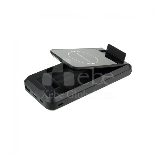Wireless charging portable charger 