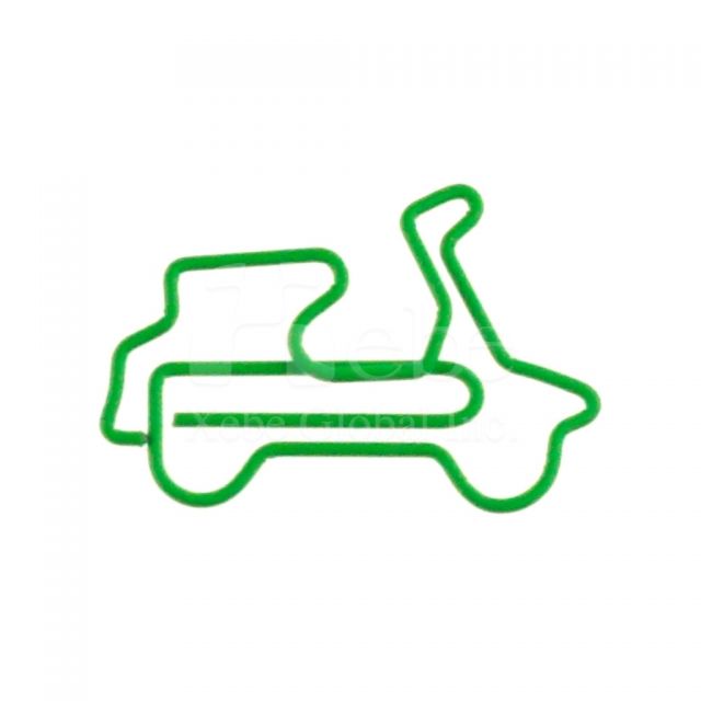 Custom motorcycle paperclip 
