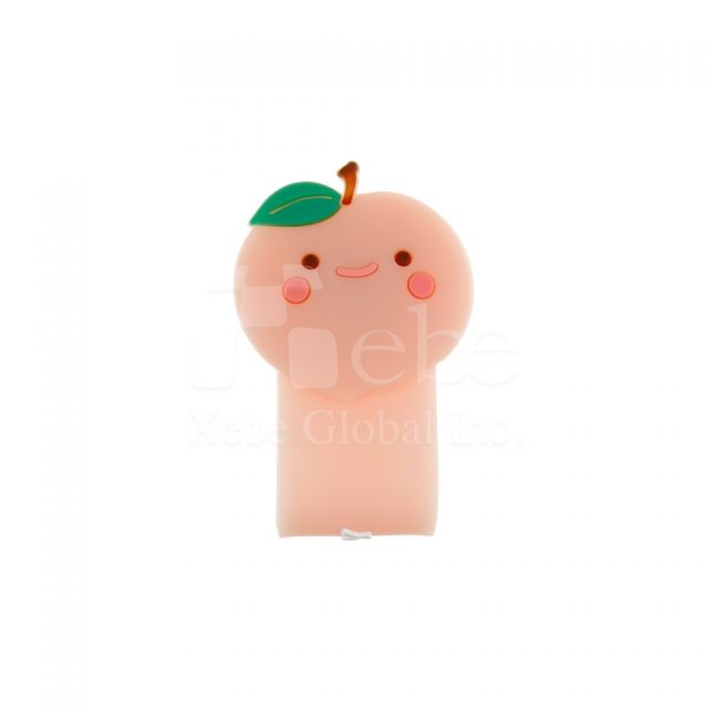 Cute peach earphone wrap 