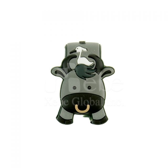 Cow earphone cable winder 