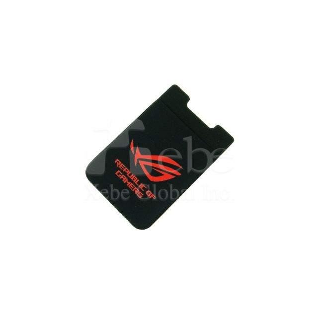 Custom card holder pasted on phone　