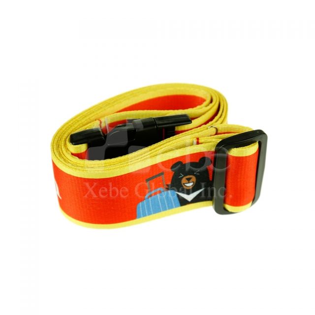 Taiwan bear luggage straps 