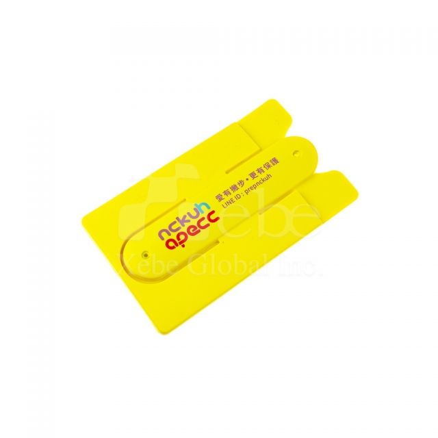 Custom multifunctional card holder pasted on phone 