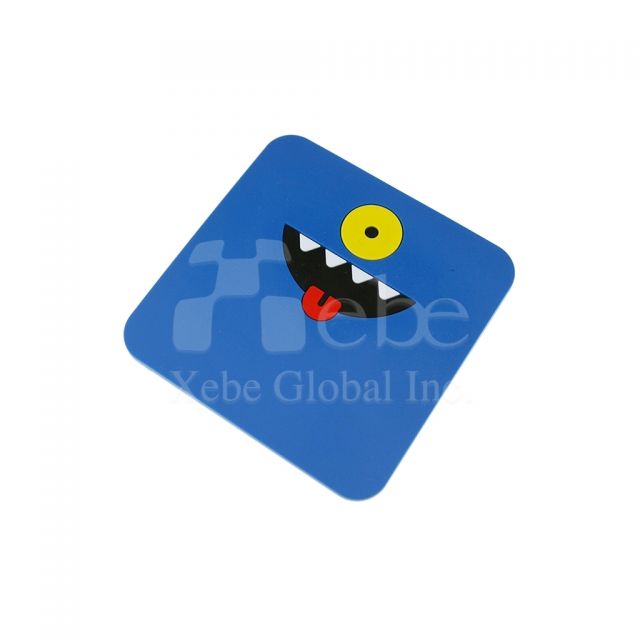 Custom cute monster coaster