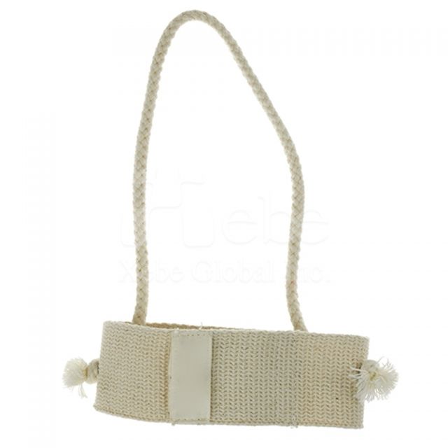 Custom white canvas cup sleeve bag