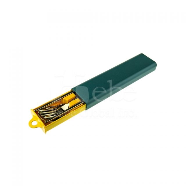 Custom two colors engravable eco flatware 