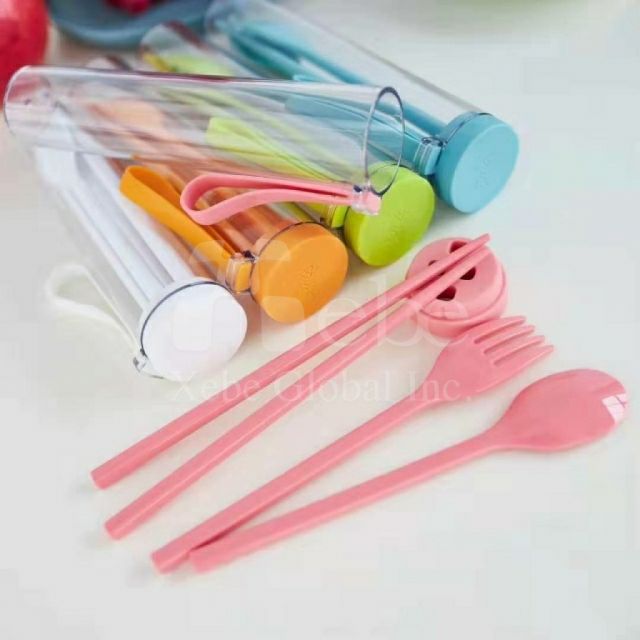 3 in 1 custom eco flatware set