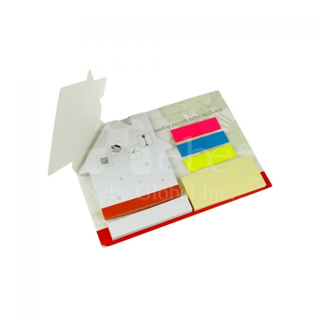Custom house shaped sticky notes set 