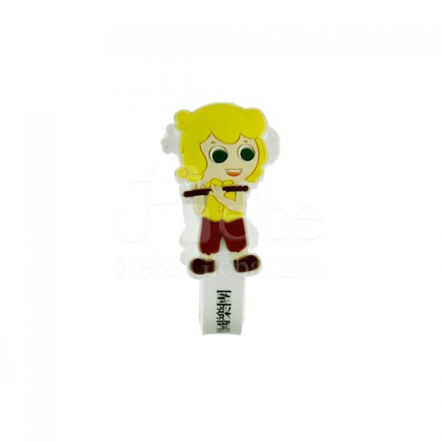 Custom cute girl cable winder 