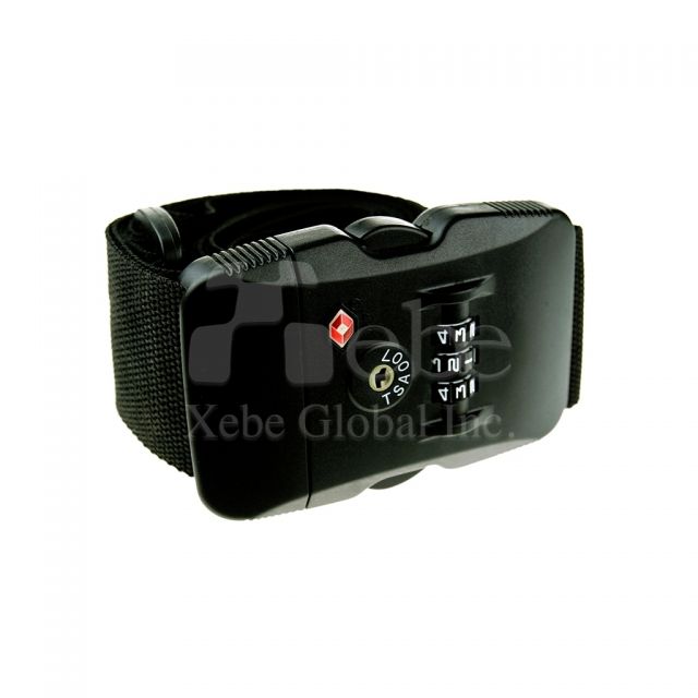 Custom TSA lock luggage belt