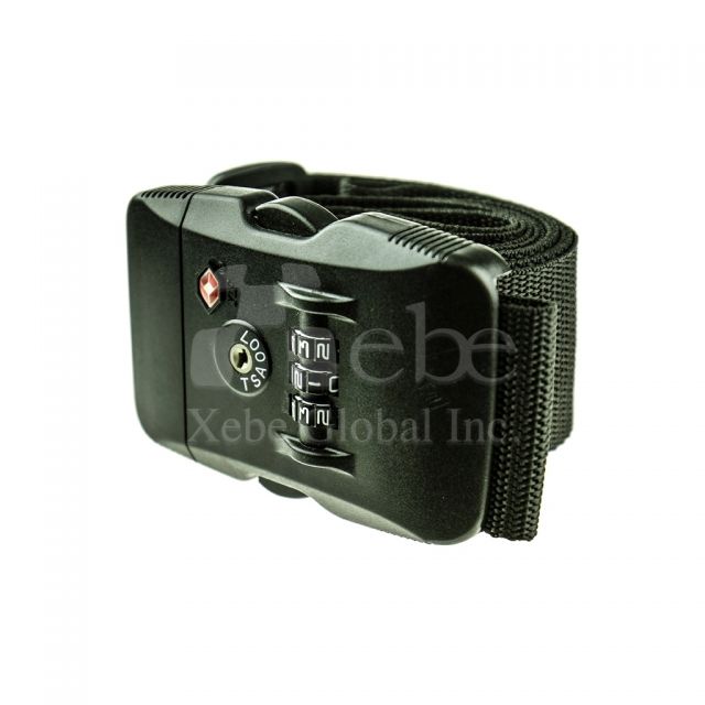 Custom TSA lock luggage belt