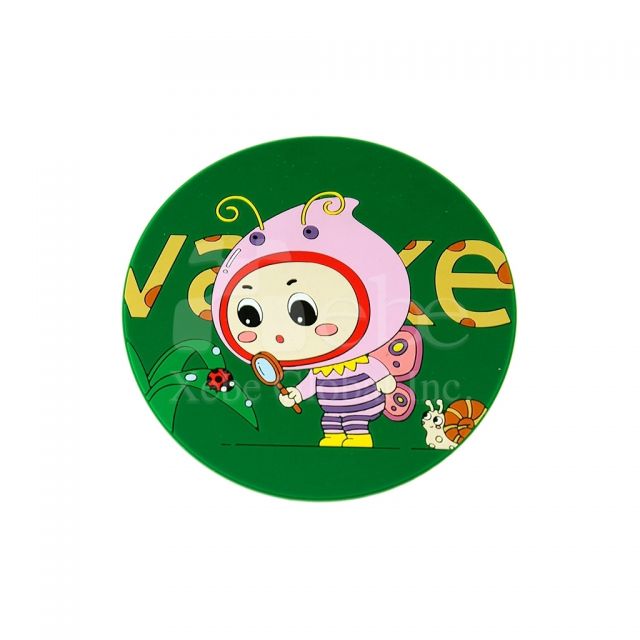 Custom pvc coasters vendor 