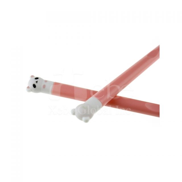Custom cute pink panda chopsticks