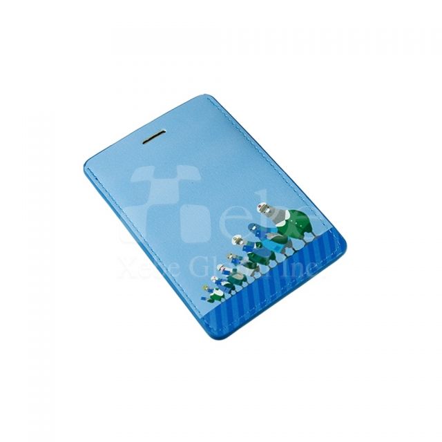 Mailman pigeon leather ID card holder  