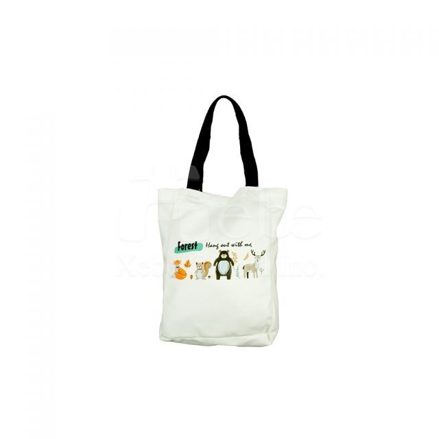 Animal friends custom shopping bag