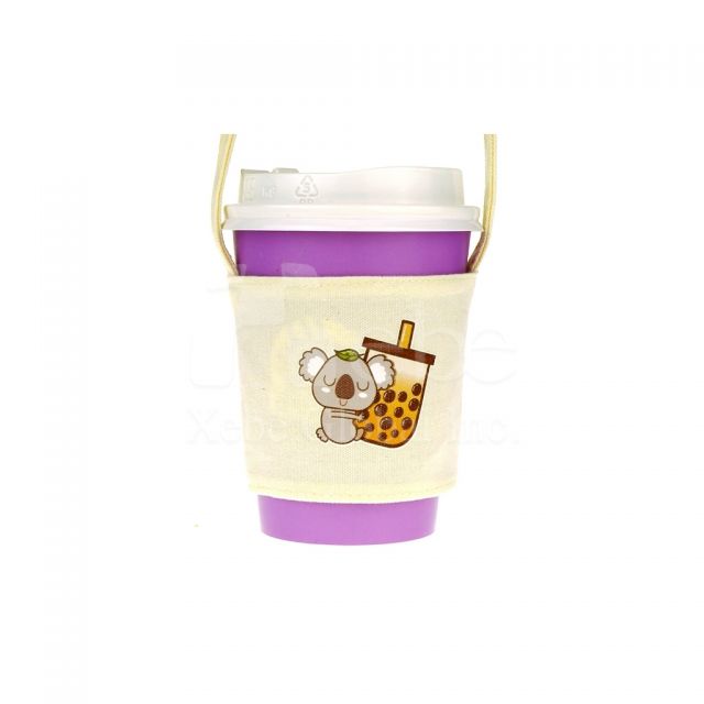 Koloa bubble tea cup sleeve bag