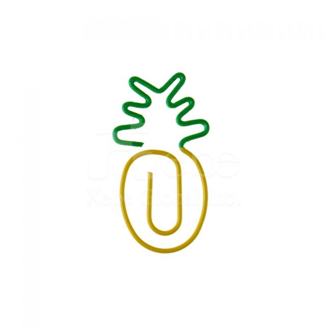 Pineapple tow colors paperclip 
