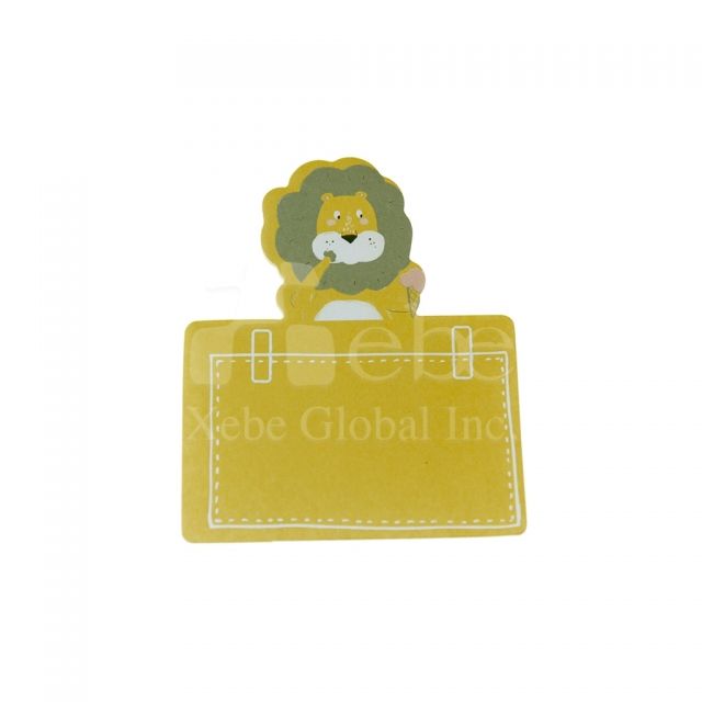 Custom lion sticky notes 