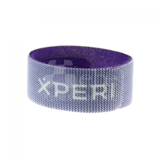 Custom logo hook-and-loop fastener cable winder organizer 