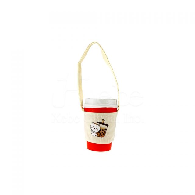 Bubble tea cup sleeve bag 